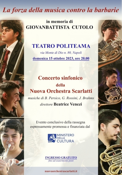 15 ottobre 2023 - NUOVA ORCHESTRA SCARLATTI - POLITEAMA Napoli