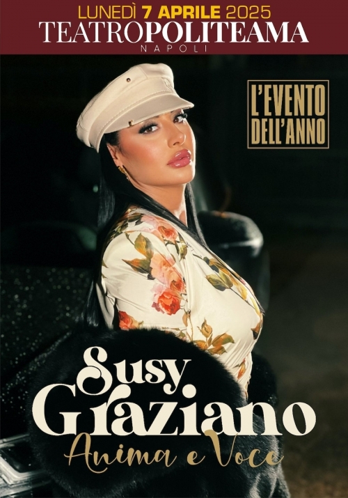 7 aprile 2025 - SUSY GRAZIANO - POLITEAMA Napoli